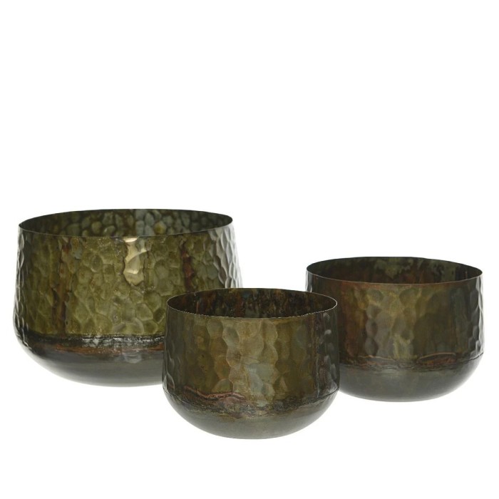 SET 3 VASI GREEN H19